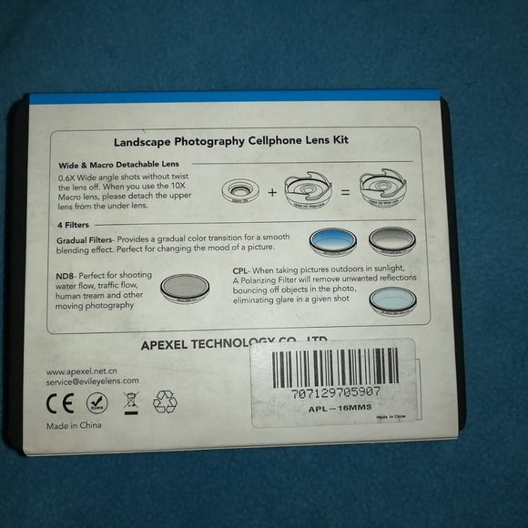 APEXEL APL-16MMS Universal Phone Lens Set - Picture 2 of 8